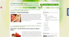 Desktop Screenshot of curenature.com